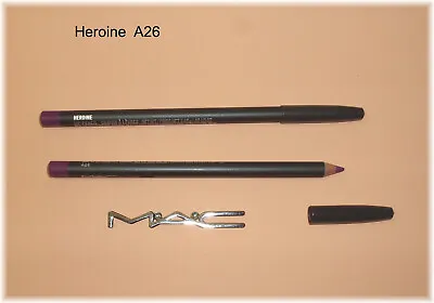 Two New Mac Lip Pencils Lipliner HEROINE - Full Size 1.45 G / 0.05 Oz. *LOOK* • $31.89