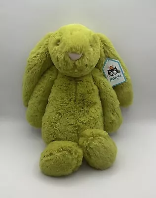 NWT Jellycat I Am Medium Bashful Zingy Bunny Rabbit Soft Toy BAS3ZB • £32