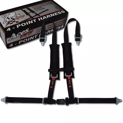 (Single) 4 Point Harness For UTV's RZR CANAM YXZ 4x4 Jeep FAST SHIPPING • $64.99