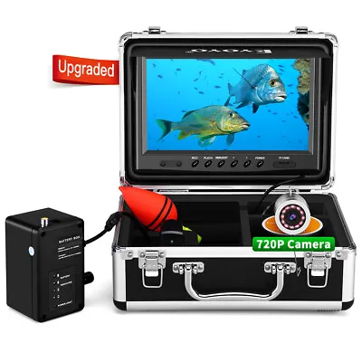 Eyoyo 9'' Underwater Fishing Camera Ice Fishing With Video Recorder Fish Finder • $249.99