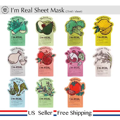 Tony Moly I'm Real Sheet Mask 21ml / Sheet [ US Seller ] • $6.25