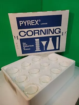 Corning 1000-100 Pyrex Glass 100mL Graduated Griffin Beaker W/ Spout 12-Pack New • $36.80