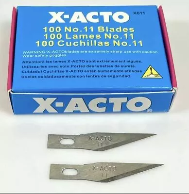 100 Pcs For X-ACTO Knife Scoring Sharp Blades EXacto Set Pack Hobby Crafts Arts • $19.99