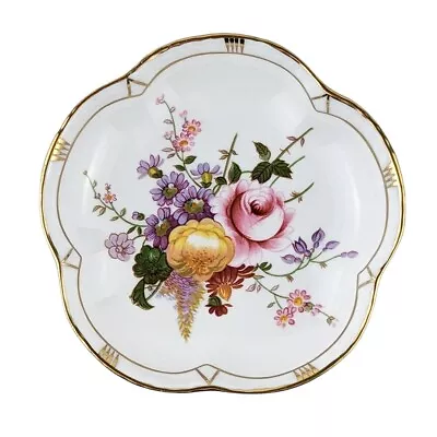 Royal Crown Derby Posies Trinket Dish English Bone China Floral Vintage 1978 • $14