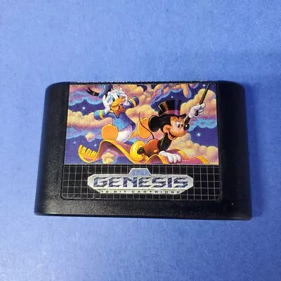 World Of Illusion Mickey Mouse & Donald Duck Sega Genesis Authentic Tested  • $24.99