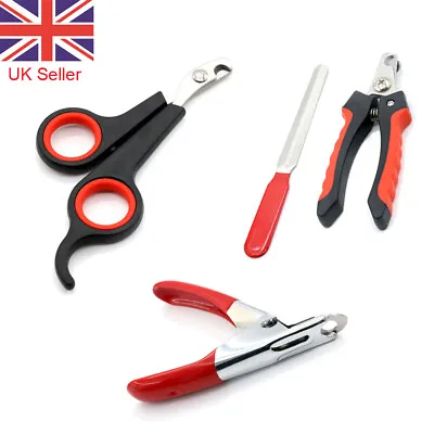 Pet Nail Clippers Claw Cutters Trimmers Tool Dog Cat Rabbit Animal Scissors UK • £3.07