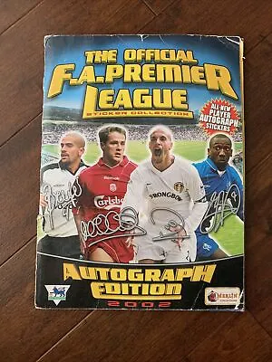 Merlin Premier League 2002 Sticker Album • £7