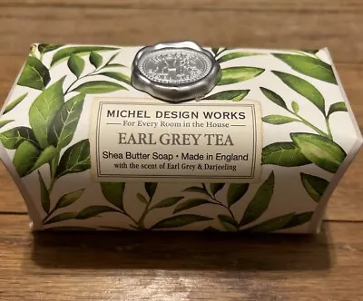Michael Design Works Earl Grey Tea Scented Shea Butter Bar Soap 8.7 Oz New • $13.95