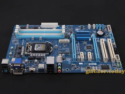 Original Gigabyte GA-Z77-DS3H Intel Z77 Motherboard 1155/Socket DDR3 • $130.49