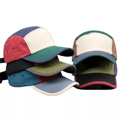 Unisex 5 Panel Multicolor Baseball Cap Trucker Hat Adjustable Outdoor Sport Chic • $21.59