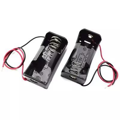 2-Pack 1x C Cell Battery Holder 1.5V C Size Battery Case Box With Wire Leads • $10.62