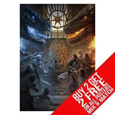 Game Of Thrones Bb3 Poster Art Print A4 A3 Size - Buy 2 Get Any 2 Free • £6.97