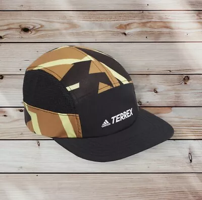 Adidas Terrex AeroReady Five-Panel Graphic Cap Strapback Baseball Graphic OSFM • £32.99