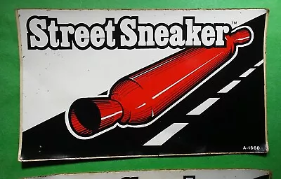 1980s Vintage Auto Advertising Muffler Sticker Street Sneaker A-1660 • $7.40