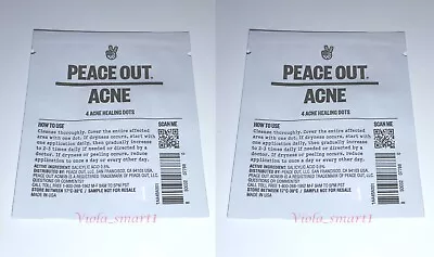 2x PEACE OUT Acne Healing Dots 4 Ct  EXP. 12/24 • $4.98