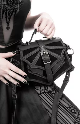 Restyle - Night Creature - Shoulder Bag - Black - Gothic Cathedral Design • $96.54