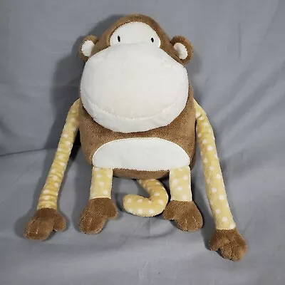 Circo Monkey Mini Plush Pillow 7.5  Soft Stuffed Animal Toy Polka Dot Arms Legs • $9.99