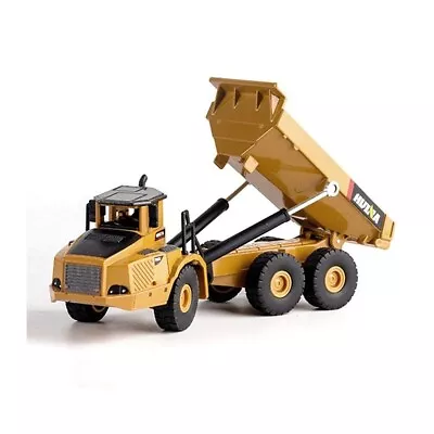 Huina Metal Dumper Truck Model 1:50 Alloy Engineering Construction Vehicle 1712 • £15.99