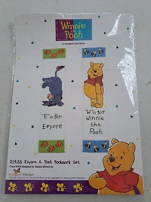 Winnie The Pooh Counted Cross Stitch Bookmark Kit - E14/16 Eeyore Pooh Bookmark  • £12.99