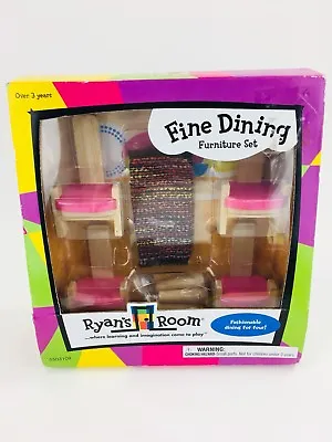 $22.98 • Buy Small World Toys Ryan’s Room Fine Dining Room Set Dollhouse NRFB
