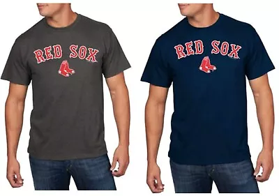 Boston Red Sox MLB Men's Navy Or Gray Short Sleeve Graphic T-Shirts Tee: L-3XL • $15.99