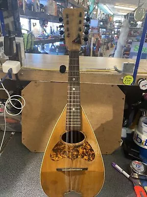 VINTAGE COLUMBUS BOWL BACK MANDOLIN 1920'S As Is • $150