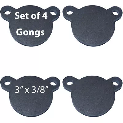 Ar500 Steel Shooting Targets Lot Of 4 Laser Cut 3  X 3/8  Gong Tactical Scorpion • $19.95