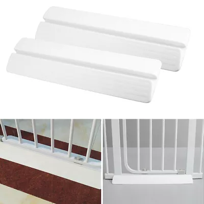 2X Home Tall Baby Pet Gate Toddler Dog Stair Way Safety Lock Walk Thru Door Wide • £10.79