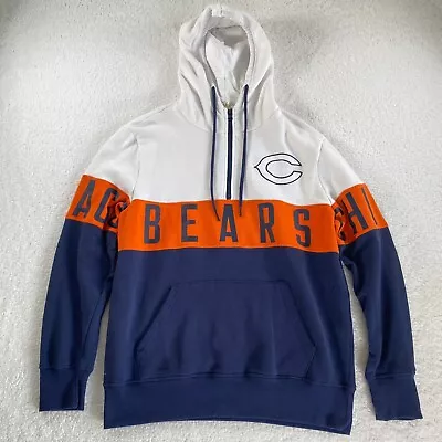 NFL Chicago Bears Mens Medium Colorblock Pullover Hoodie Sweatshirt Multicolor • $19.99