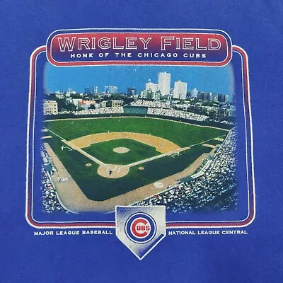 RARE Vtg 1990's Collectable Wrigley Field Chicago Cubs Tee Shirt Extra Large XL • $20.99