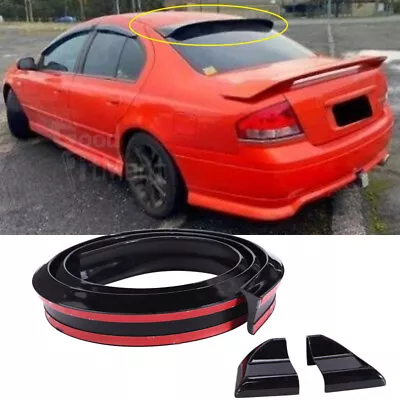 For Ford Falcon BF BA FG XT Black Rubber Car Rear Window Roof Lip Spoiler Wing • $40.61