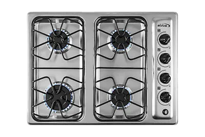 ABBA CG-401-3-EE - Gas Cooktop 4 Burners Table Top With Aluminum Burners • $160.99