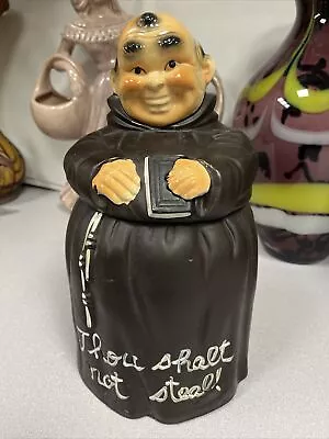 Friar Monk Thou Shalt Not Steal Cookie Jar • $28