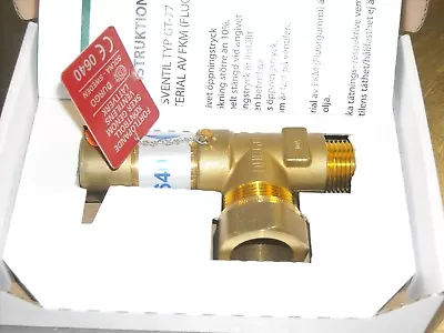 £84.55 • Buy Durgo Safety Valve / Pressure Relief Valve, Type GT77 (SV77) 7 Bar, G1/2 & Dy22 