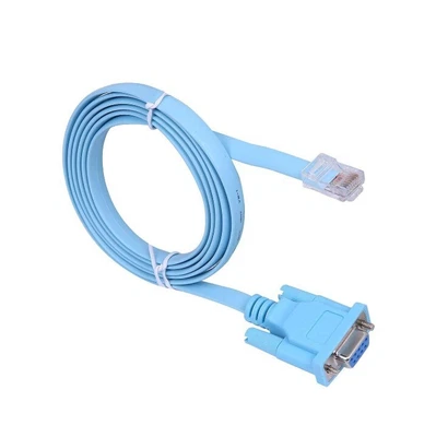 £4.55 • Buy 1.5M RJ45 Male To 9 Pin RS232 RS-232 DB9 Female Plug LAN Router Cable Ethernet