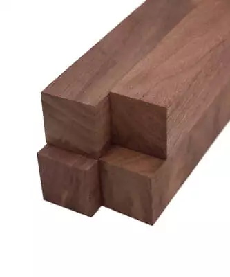 Walnut Turning Blank Squares - 1.5  X 1.5  (4 Pcs) • $26.95