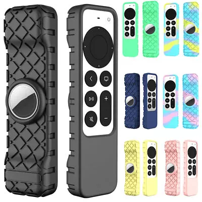 $11.89 • Buy For Apple TV 4 Remote Controller Silicone Case Shell Protector Cover 8 Colors AU