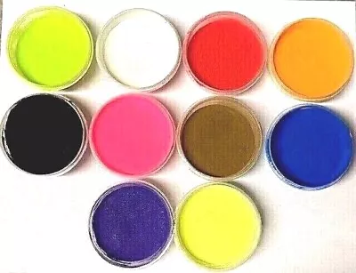 JIG HEAD POWDER COAT PAINT  1OZ JAR -10 STANDARD COLORS- Check In Store 2oz -3oz • $3.65