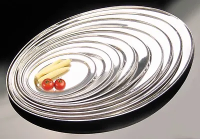 Buckingham Stainless Steel Oval Tray Plate Meat Platter  Serving Dish 20 - 55 Cm • £6.95