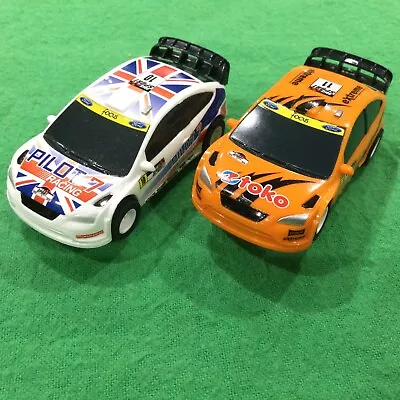 2 X Micro Scalextric Ford Focus Rally Cars • £13.99