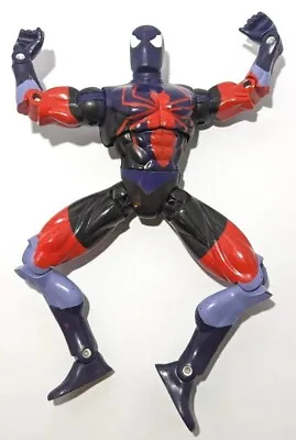 Spider-Man Figure Adventure Hero Black Purple Variant Toy Biz Marvel 10  Vintage • £9.99