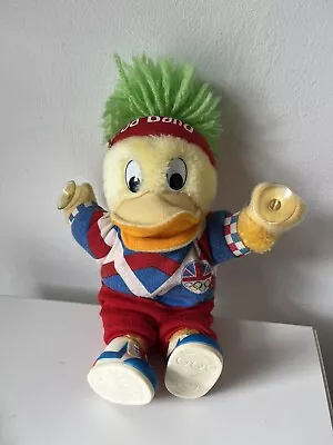 Edd The Duck British Olympic Team Mascot 1990 Plush Soft Toy Window Sucker • £10