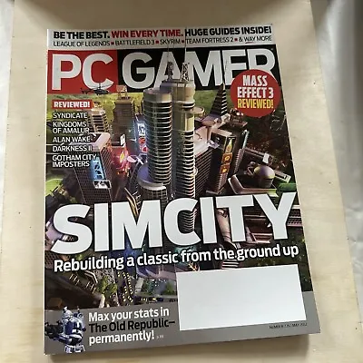 Pc Gamer Magazine May 2012 Sim City Mass Effect 3  • $9.99