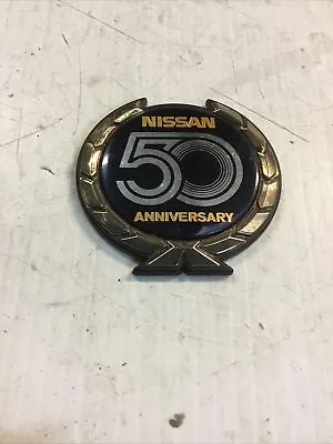 RARE DATSUN NISSAN 50th ANNIVERSARY Grille Emblem Badge Genuine 300ZX~ Z31 • $250