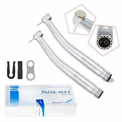 NSK Type Dental PANA Max High Speed Handpieces Big Head Turbine Push Button 2/4H • $28.99