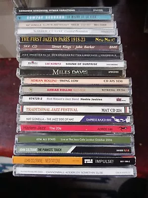 Jazz/Blues CD Job Lot X 19 (Coltrane Miles Davis John Barker Lee Konitz..) • £15.99