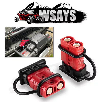 2-4 Gauge Battery Quick Connect Disconnect Electrical Plug Kit For Winch Trailer • $14.99