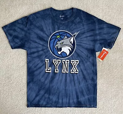 WNBA Minnesota Lynx Blue Tie-Dye Short Sleeve T-Shirt Unisex Size XL • $14.99