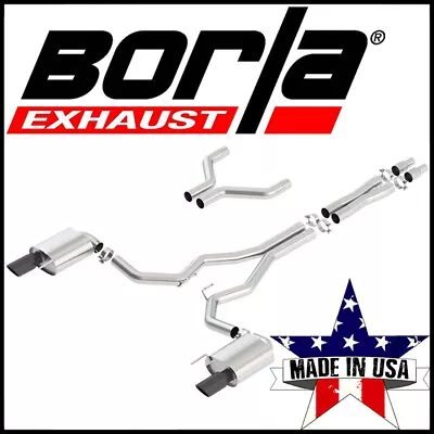 Borla S-Type 3  Cat-Back Exhaust System Fits 15-17 Ford Mustang GT Coupe 5.0L V8 • $1600.99