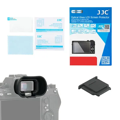 $29.69 • Buy Long Eyecup + Screen Protector Glass + Hot Shoe Cover For Sony A7IV A7 IV A7M4